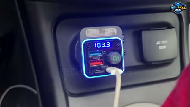 Nulaxy 54W Bluetooth Car Charger: