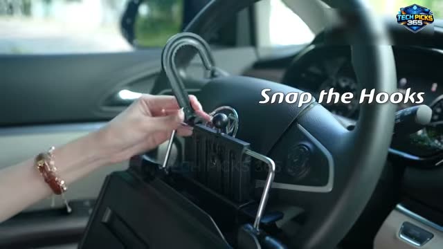 Paffenery Large Steering Wheel-Mounted Storage Tray For Cars