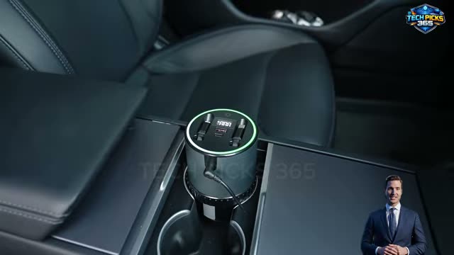 Usb Car Charger Hub With Rgb Lights