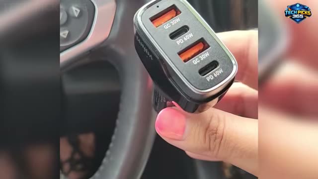 SUNDA 120W USB C Fast Car Charger: