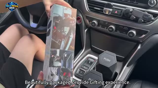 Ginsco Car Trash Can Cup Holder
