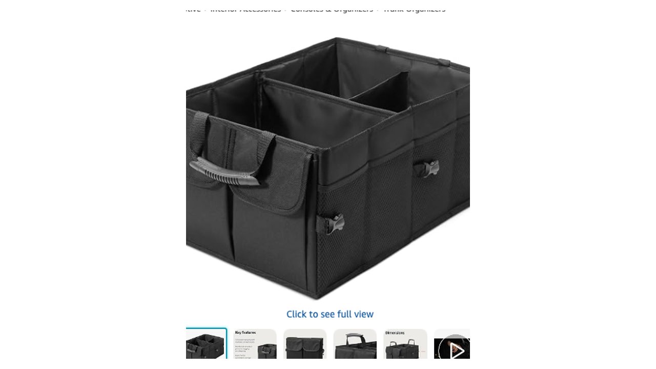 Amazon Basics Trunk Organizer (13.5 Gallon)