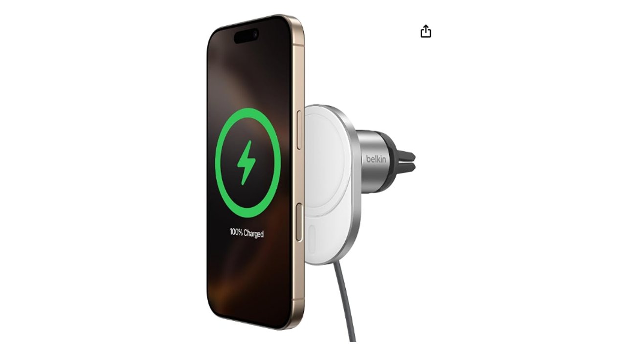 Belkin BoostCharge Pro MagSafe 15W Vent Mount